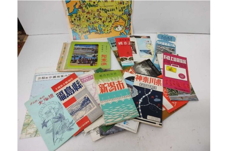 昭和レトロ　地図　遺品買取　島田　牧之原　御前崎　掛川　藤枝　静岡　浜松　袋井　磐田　川根　吉田　島田市出張買取　島田市不用品買取　島田市遺品整理